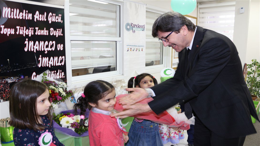 İl Milli Eğitim Müdürümüz Metin YALÇIN Karçiçeği Anaokulu Yeşilay Haftası Kutlama Etkinliğine Katıldı