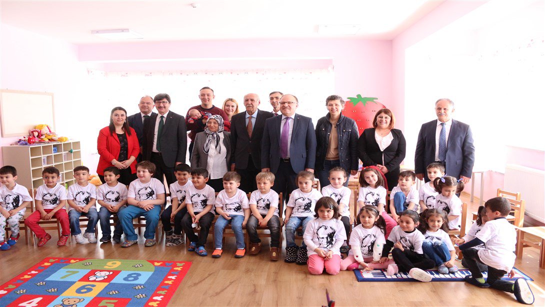İl Milli Eğitim Müdürümüz Metin YALÇIN Vediha -Ahmet Kızılkaya Anaokulunun Açılışına Katıldı