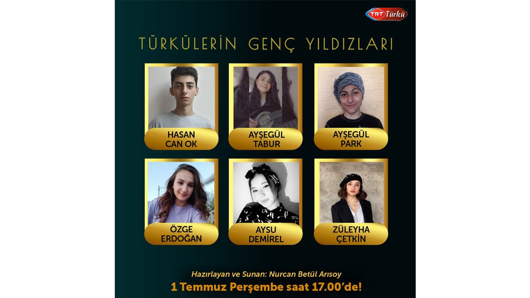 Öğrencilerimiz TRT Türkü'de...