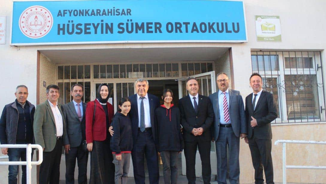 İl Milli Eğitim Müdürümüz Miraç SÜNNETCİ, Hüseyin Sümer Ortaokulu'nu Ziyaret Etti...