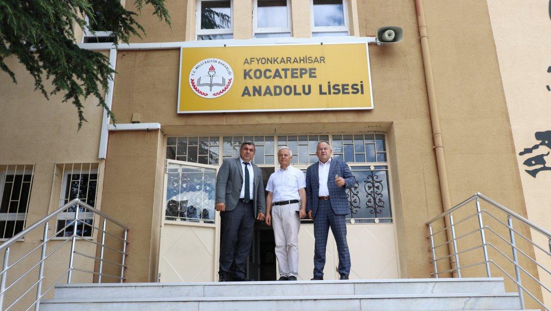 İl Milli Eğitim Müdürümüz Miraç Sünnetci Kocatepe Anadolu Lisemizi Ziyaret Etti...