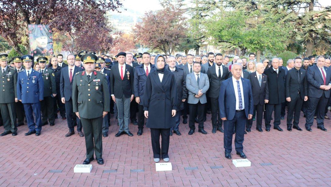 İl Milli Eğitim Müdürümüz Miraç Sünnetci, 10 Kasım Çelenk Sunma Töreni'ne Katıldı...